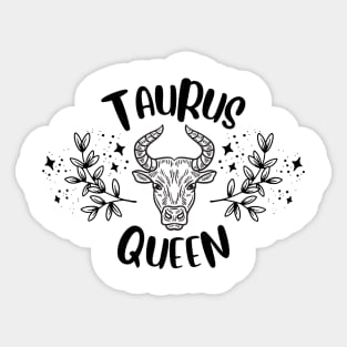 Taurus Queen Sticker